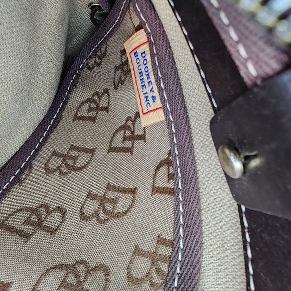 Dooney Bourke Handbags Canves LeatherPurse - Picture 11 of 11